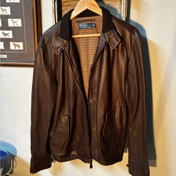 Polo by Ralph Lauren Checkered Jacket - Brown and Tan - Picture 1 of 3